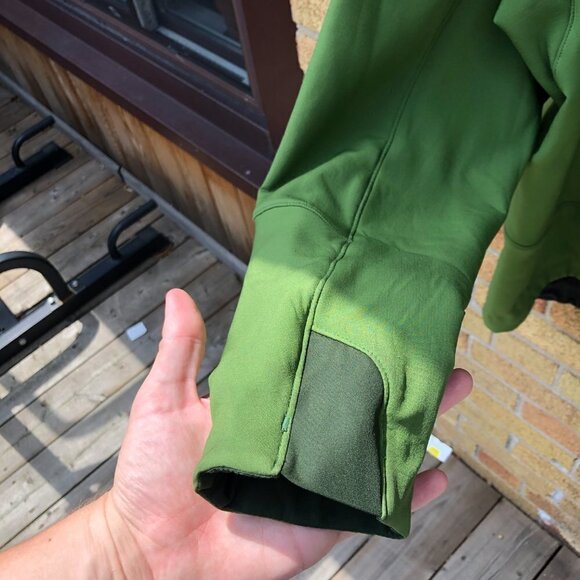 Vintage Arc'Teryx Polartec Fleece Lined Jacket XXL Green - Picture 12 of 13